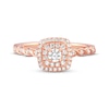Thumbnail Image 3 of Previously Owned Diamond Engagement Ring 1/3 ct tw Round-cut 10K Rose Gold