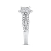 Thumbnail Image 1 of Previously Owned Diamond Engagement Ring 1 ct tw Princess & Round-cut 14K White Gold
