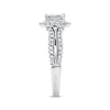 Previously Owned Diamond Engagement Ring 1 ct tw Princess & Round-cut 14K White Gold