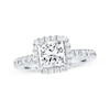Previously Owned Princess-cut Diamond Engagement Ring 2 ct tw 14K White Gold