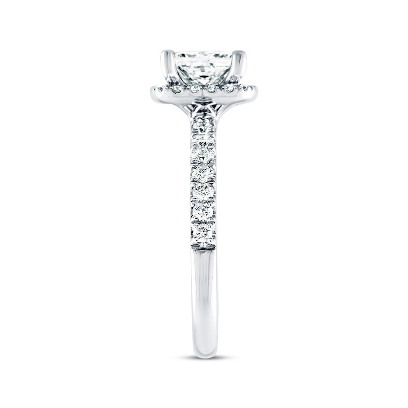 Previously Owned Princess-cut Diamond Engagement Ring 2 ct tw 14K White Gold