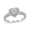 Previously Owned Diamond Engagement Ring 1/2 ct tw Round-cut 14K White Gold