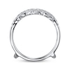 Previously Owned Diamond Enhancer Ring 3/8 ct tw Round-cut 14K White Gold