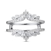 Previously Owned Diamond Enhancer Ring 3/8 ct tw Round-cut 14K White Gold