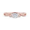 Thumbnail Image 2 of Previously Owned Diamond Engagement Ring 1/2 ct tw Round-cut 14K Rose Gold