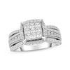 Thumbnail Image 1 of Previously Owned Diamond Engagement Ring 1 ct tw Princess/Round 10K White Gold