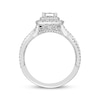 Previously Owned Neil Lane Diamond Engagement Ring 1 ct tw Princess & Round-cut 14K White Gold