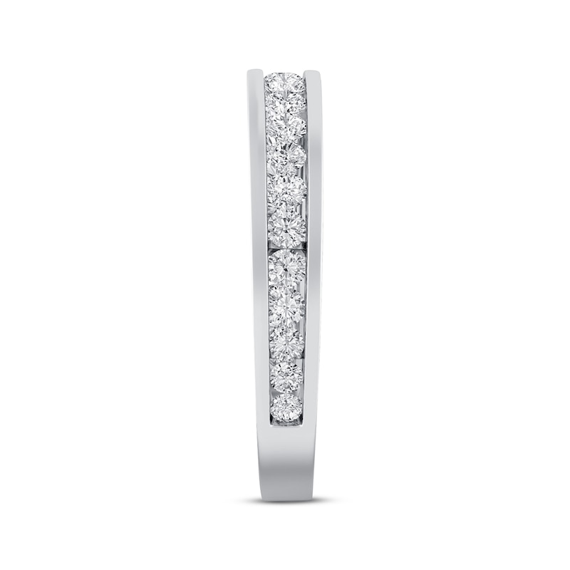 Previously Owned Diamond Wedding Band 3/4 ct tw Round-cut 14K White Gold