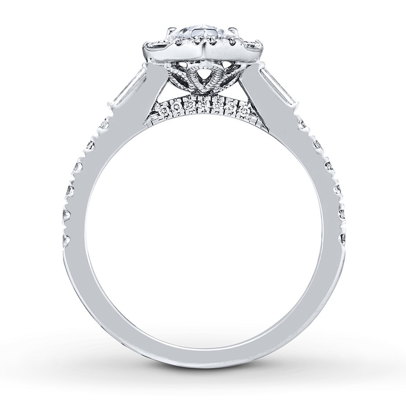 Main Image 2 of Previously Owned Neil Lane Engagement Ring 1-1/4 ct tw Diamonds 14K White Gold Size 4.25