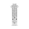 Previously Owned Diamond Bridal Set 1-1/3 ct tw Princess & Round 14K White Gold