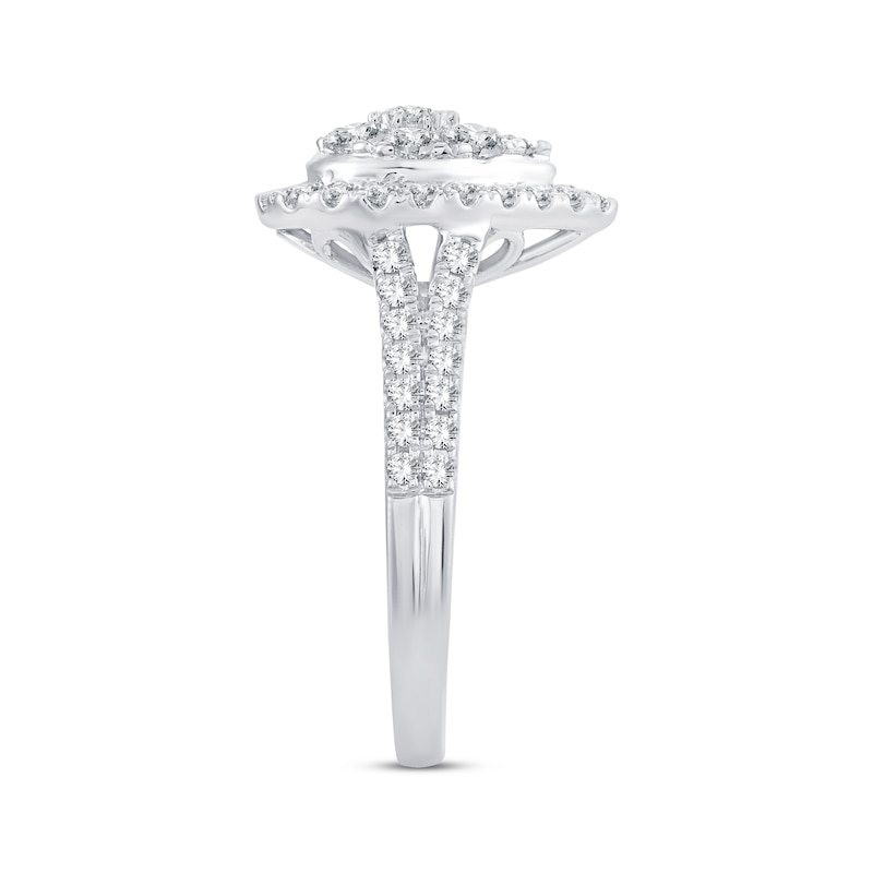 Previously Owned Diamond Engagement Ring 1 ct tw Round-cut 14K White Gold