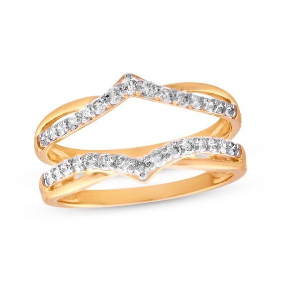 Previously Owned Diamond Enhancer Ring 1/2 ct tw Round-cut 14K Yellow Gold