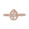 Thumbnail Image 4 of Previously Owned Le Vian Morganite Ring 1/3 ct tw Diamonds 14K Strawberry Gold