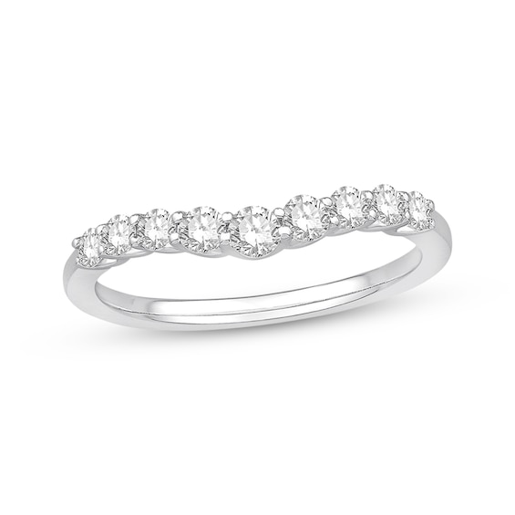 Previously Owned Diamond Anniversary Band 1/2 ct tw Round-cut 14K White Gold