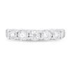 Thumbnail Image 3 of Previously Owned Diamond Anniversary Ring 1/2 ct tw Round-cut 10K White Gold
