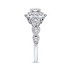 Thumbnail Image 1 of Previously Owned Neil Lane Bridal Diamond Ring 1-1/6 ct tw Oval & Round-cut 14K White Gold - Size 9