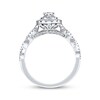 Thumbnail Image 2 of Previously Owned Neil Lane Bridal Diamond Ring 1-1/6 ct tw Oval & Round-cut 14K White Gold - Size 9