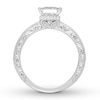 Thumbnail Image 1 of Previously Owned Neil Lane Diamond Engagement Ring 2 ct tw Princess & Round-cut 14K White Gold - Size 5.5