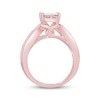 Thumbnail Image 3 of Previously Owned Princess & Round-Cut Diamond Engagement Ring 1-7/8 ct tw 14K Rose Gold