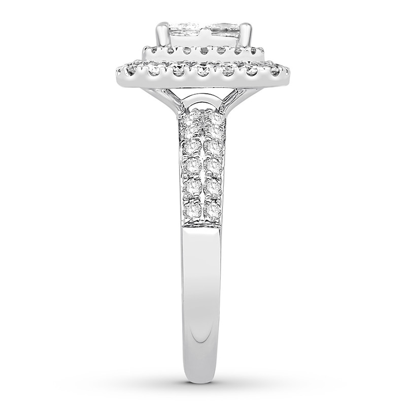 Main Image 3 of Previously Owned Diamond Engagement Ring 1-3/4 ct tw 14K White Gold