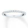 Thumbnail Image 0 of Previously Owned Diamond Wedding Band 1/4 ct tw 14K White Gold