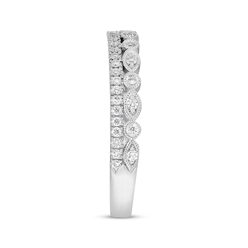 Main Image 2 of Previously Owned Neil Lane Studio Diamond Wedding Band 1/4 ct tw Round-cut 14K White Gold