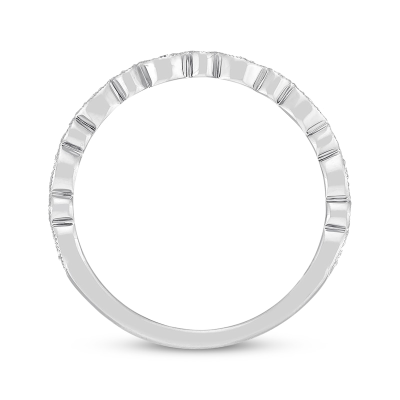 Main Image 3 of Previously Owned Neil Lane Studio Diamond Wedding Band 1/4 ct tw Round-cut 14K White Gold