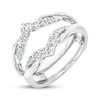 Thumbnail Image 2 of Previously Owned Diamond Enhancer Ring 3/8 ct tw Round-cut 14K White Gold