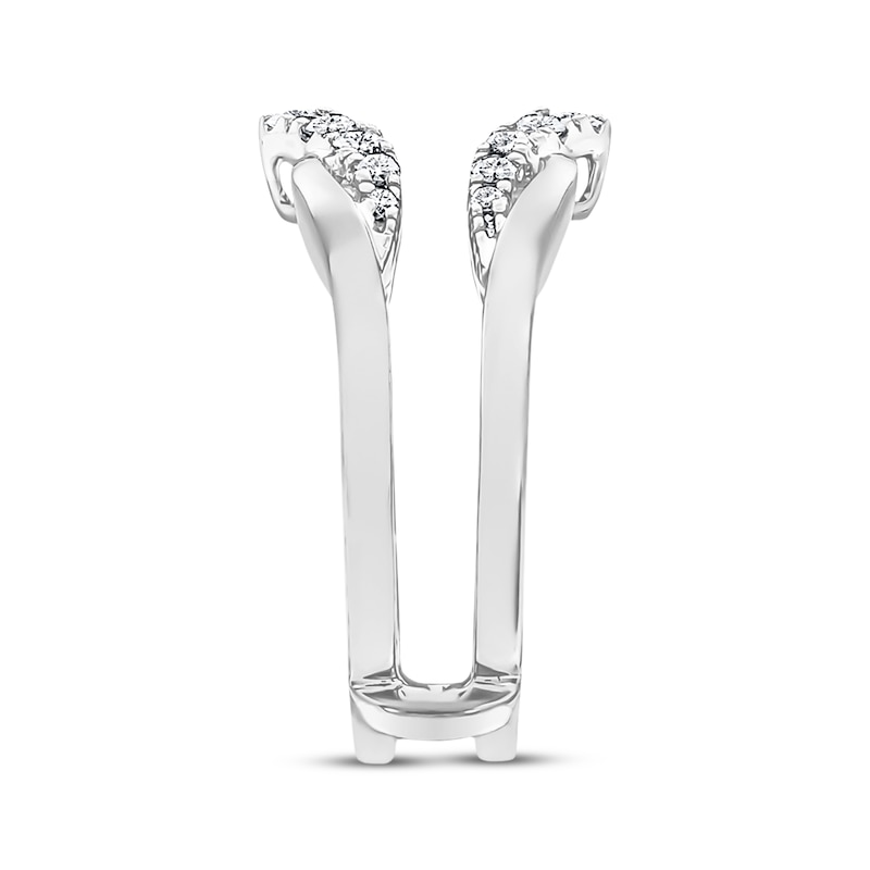 Main Image 3 of Previously Owned Diamond Enhancer Ring 3/8 ct tw Round-cut 14K White Gold