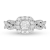 Previously Owned Neil Lane Diamond Engagement Ring 1-1/4 ct tw Princess & Round-cut 14K White Gold