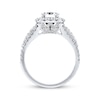 Thumbnail Image 2 of Previously Owned Neil Lane Diamond Engagement Ring 2-1/4 ct tw Cushion & Round-cut 14K White Gold