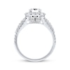 Thumbnail Image 3 of Previously Owned Neil Lane Diamond Engagement Ring 2-1/4 ct tw Cushion & Round-cut 14K White Gold