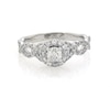 Thumbnail Image 1 of Previously Owned Neil Lane Round-Cut Diamond Halo Engagement Ring 1 ct tw 14K White Gold Size 8.5