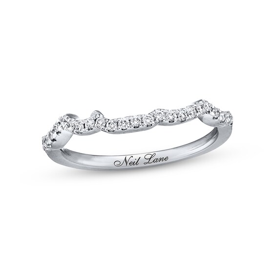 Previously Owned Neil Lane Wedding Band 1/6 ct tw Diamonds 14K White Gold