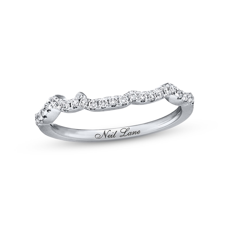 Main Image 1 of Previously Owned Neil Lane Wedding Band 1/6 ct tw Diamonds 14K White Gold