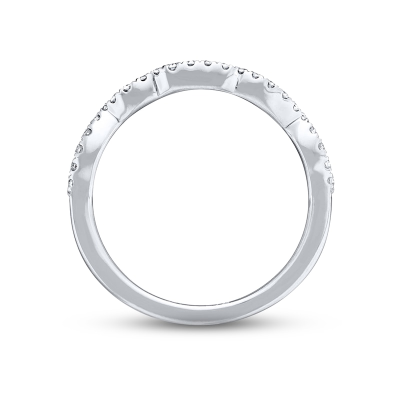 Main Image 3 of Previously Owned Neil Lane Wedding Band 1/6 ct tw Diamonds 14K White Gold