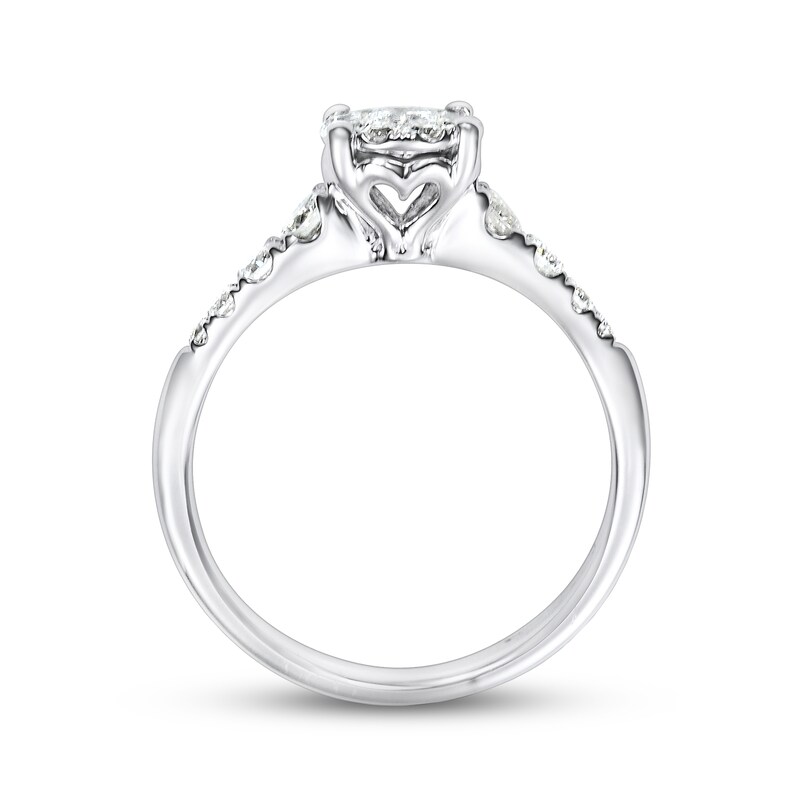 Main Image 3 of Previously Owned Diamond Engagement Ring 5/8 ct tw 14K White Gold