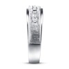 Thumbnail Image 3 of Previously Owned Men's Diamond Wedding Ring 1/6 ct tw 10K White Gold