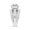 Thumbnail Image 2 of Previously Owned Diamond Engagement Ring 2 ct tw Princess & Round 14K White Gold