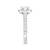 Thumbnail Image 2 of Previously Owned Neil Lane Diamond Engagement Ring 1-3/8 ct tw Cushion & Round-cut 14K White Gold - Size 5.75
