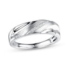 Thumbnail Image 1 of Previously Owned Men's Wedding Ring Diamond Accents 10K White Gold