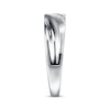 Thumbnail Image 3 of Previously Owned Men's Wedding Ring Diamond Accents 10K White Gold