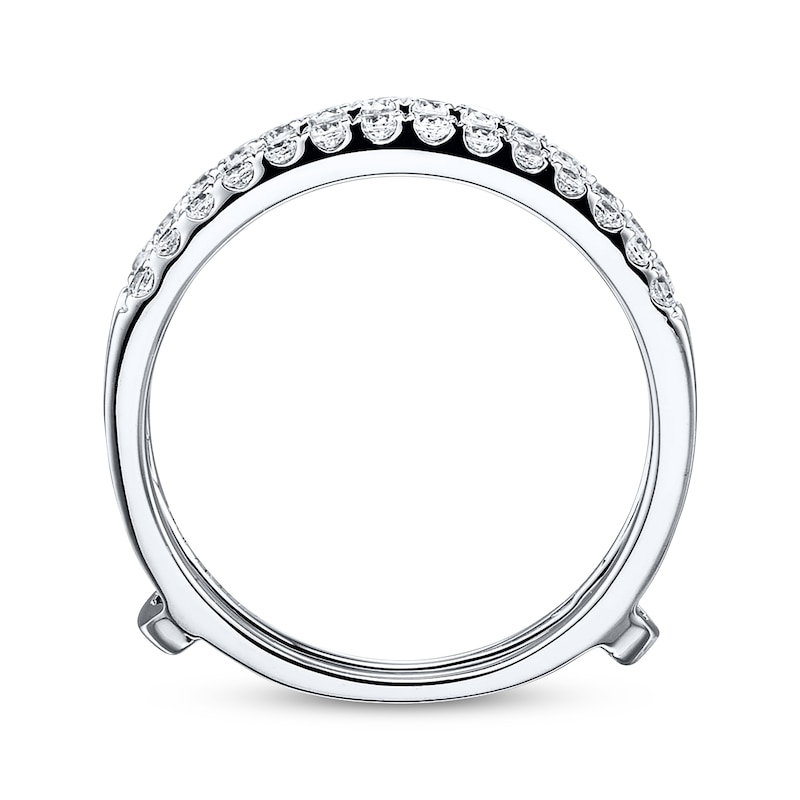 Previously Owned Diamond Enhancer Ring 1/2 ct tw Round-cut 14K White Gold