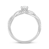 Previously Owned Hallmark Diamonds Engagement Ring 3/8 ct tw Round-cut 10K White Gold
