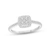 Thumbnail Image 1 of Previously Owned Diamond Engagement Ring 1/2 ct tw Round-cut 10K White Gold