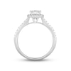 Thumbnail Image 3 of Previously Owned Diamond Engagement Ring 1/2 ct tw Round-cut 10K White Gold