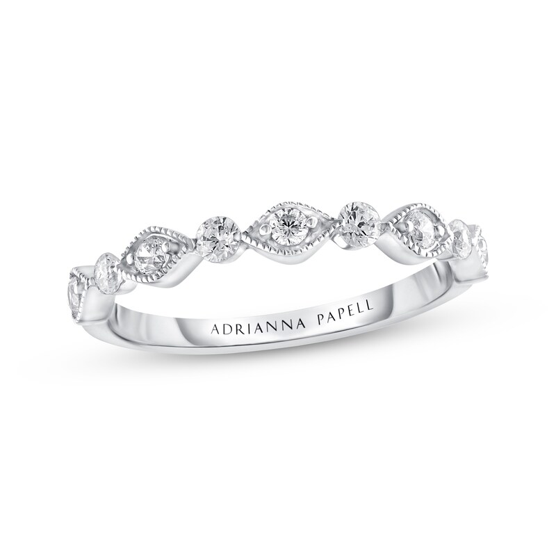 Main Image 1 of Previously Owned Adrianna Papell Diamond Anniversary Band 1/3 ct tw 14K White Gold