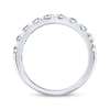 Thumbnail Image 3 of Previously Owned THE LEO Diamond Anniversary Band 1 ct tw Round-cut 14K White Gold