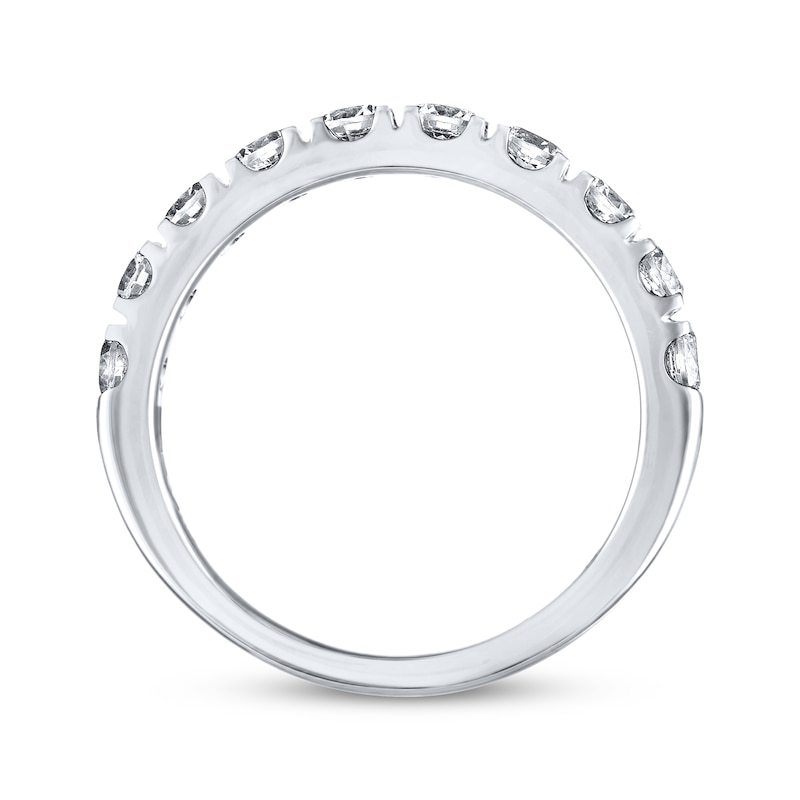 Previously Owned THE LEO Diamond Anniversary Band 1 ct tw Round-cut 14K White Gold