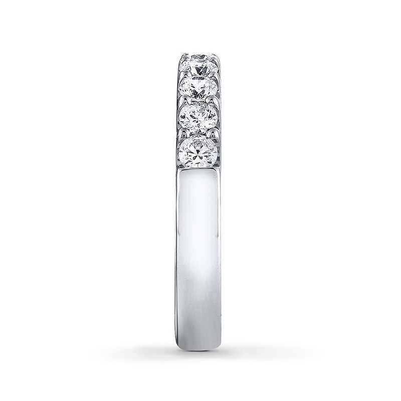 Main Image 3 of Previously Owned THE LEO Wedding Band 7/8 ct tw Round-cut Diamonds Platinum